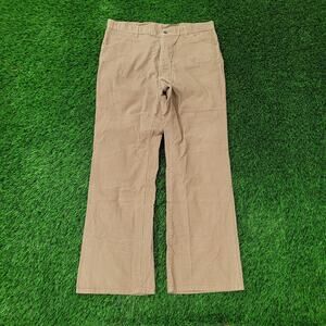 Vintage 70s MOD Disco Hippie Corduroy Pants 36x32 TALON Zip